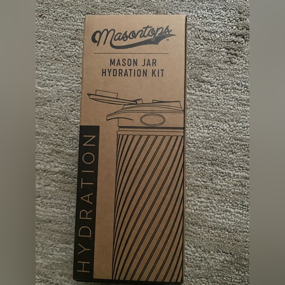 🚰New in box Masontops mason jar hydration kit - teal